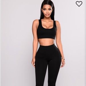 FashionNova Blk Bondoc ll Lounge Set